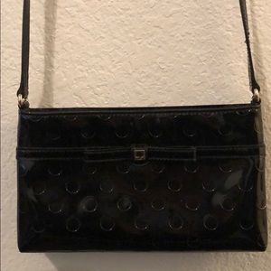 Black patent purse